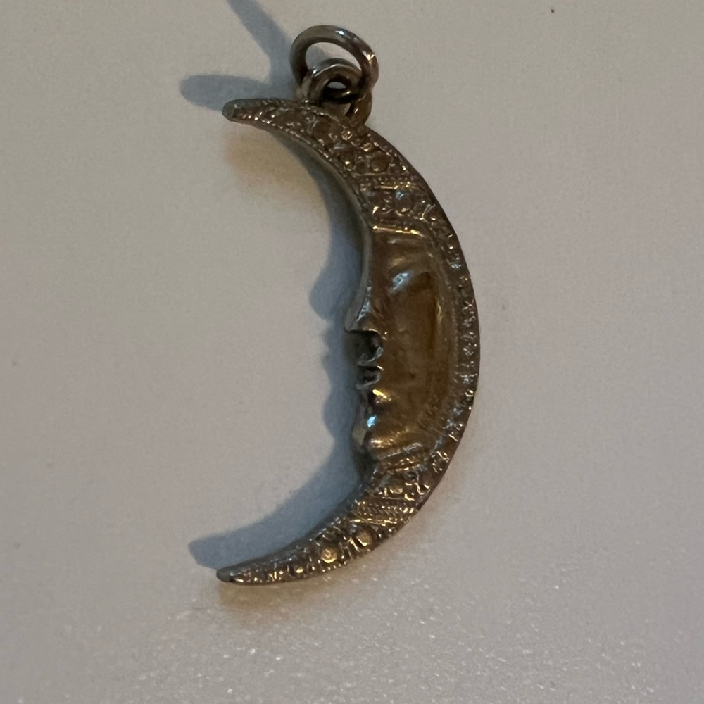 Gold Crescent Moon Charm